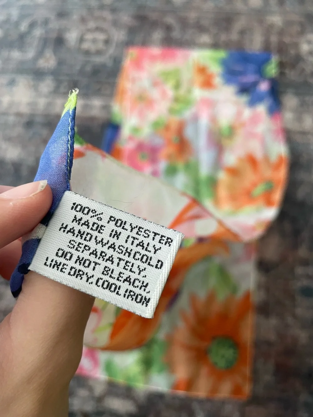 Diane von Furstenburg chiffon scarf